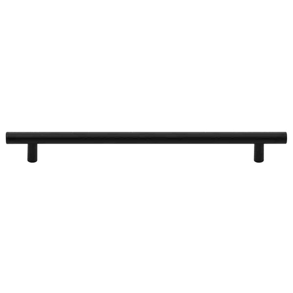 vidaXL Furniture Handles 5 pcs. Black 224 mm Stainless Steel