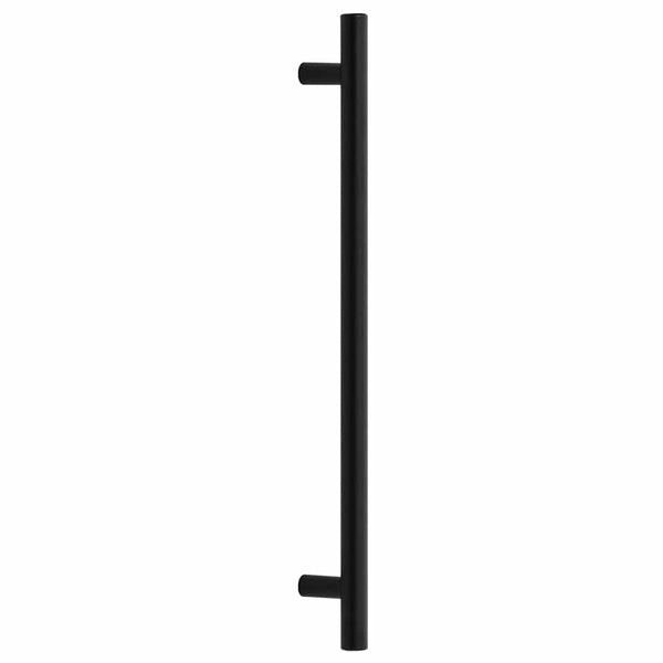 vidaXL Furniture Handles 5 pcs. Black 224 mm Stainless Steel