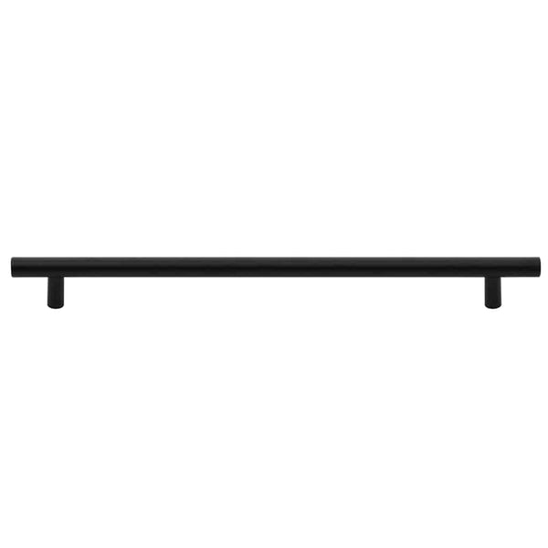 vidaXL Furniture Handles 5 pcs Black 320 mm Stainless Steel