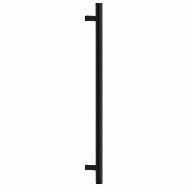 vidaXL Furniture Handles 5 pcs Black 320 mm Stainless Steel