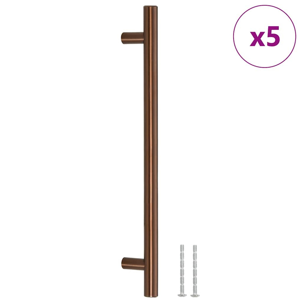 vidaXL Furniture Handles 5 pcs. Bronze 192 mm Stainless Steel