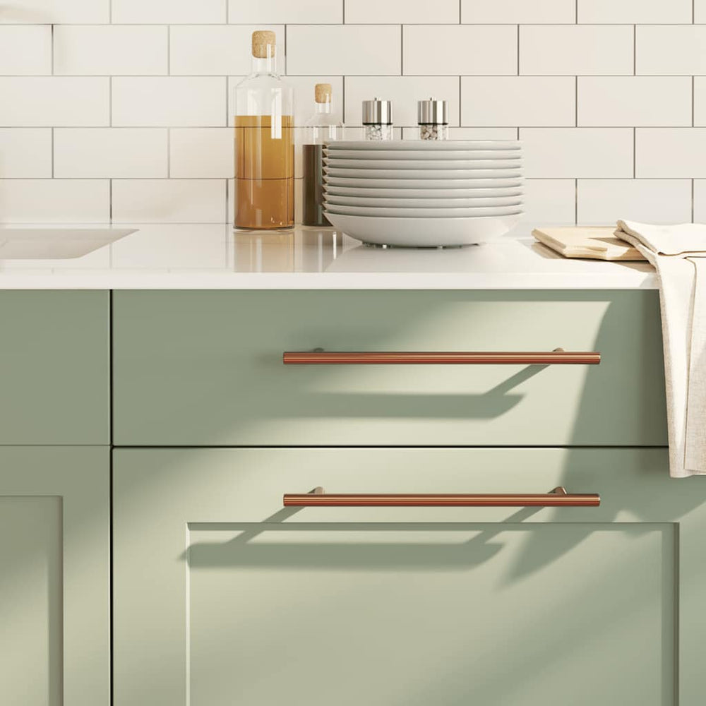 vidaXL Furniture Handles 5 pcs. Bronze 224 mm Stainless Steel