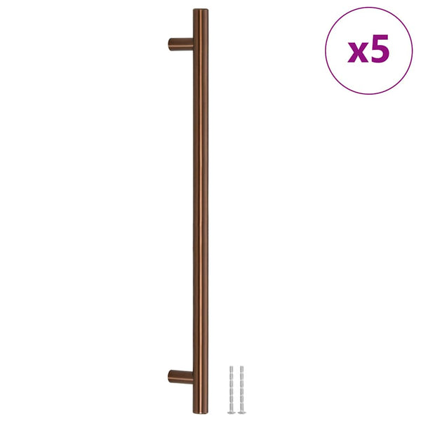 vidaXL Furniture Handles 5 pcs. Bronze 320 mm Stainless Steel