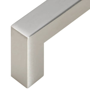 vidaXL Furniture Handles 10 pcs. Silver 96 mm Stainless Steel