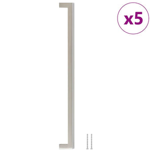 vidaXL Furniture Handles 5 pcs. Silver 320 mm Stainless Steel