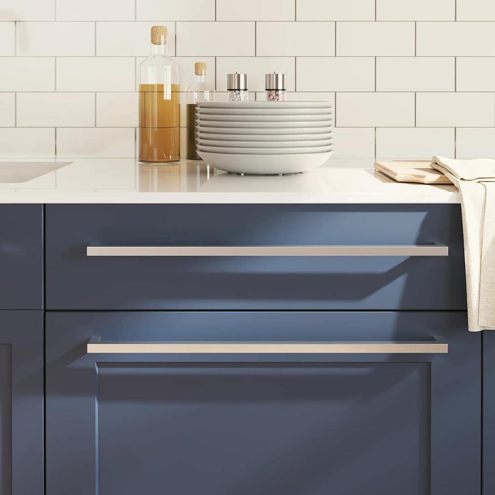 vidaXL Furniture Handles 5 pcs. Silver 480 mm Stainless Steel