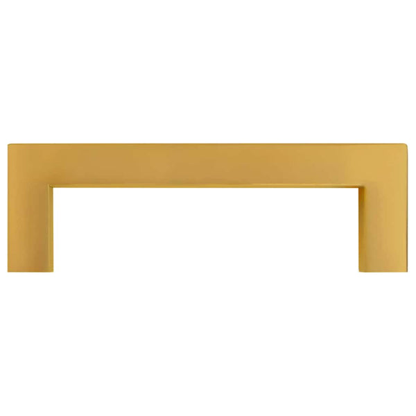 vidaXL Furniture Handles 10 pcs. Golden 96 mm Stainless Steel