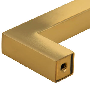 vidaXL Furniture Handles 10 pcs. Golden 96 mm Stainless Steel