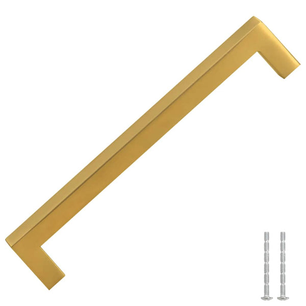 vidaXL Furniture Handles 10 pcs. Gold 160 mm Stainless Steel