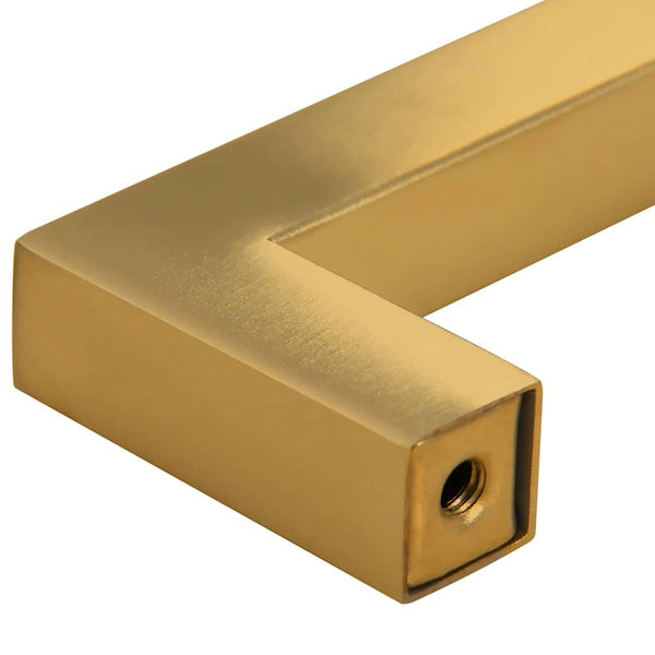 vidaXL Furniture Handles 10 pcs. Gold 160 mm Stainless Steel