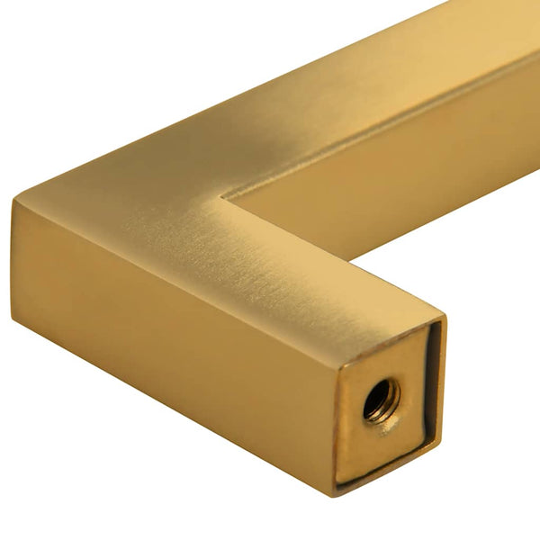 vidaXL Furniture Handles 5 pcs. Golden 480 mm Stainless Steel