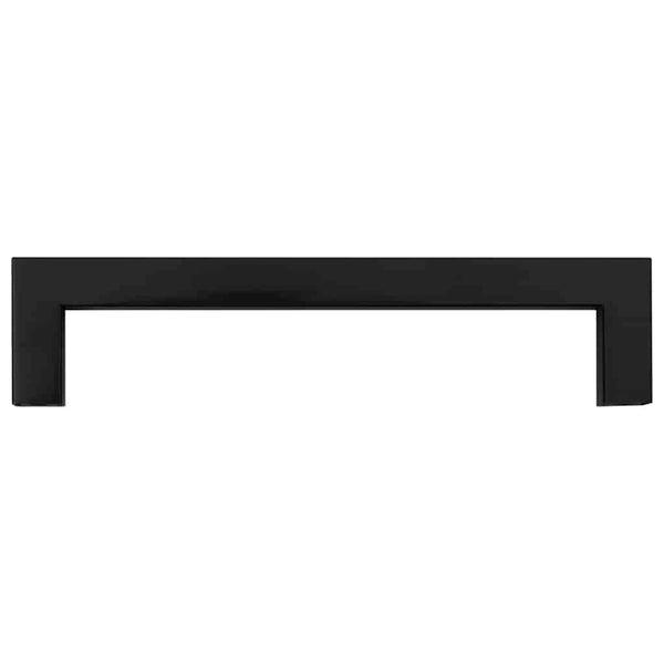vidaXL Furniture Handles 10 pcs. Black 128 mm Stainless Steel