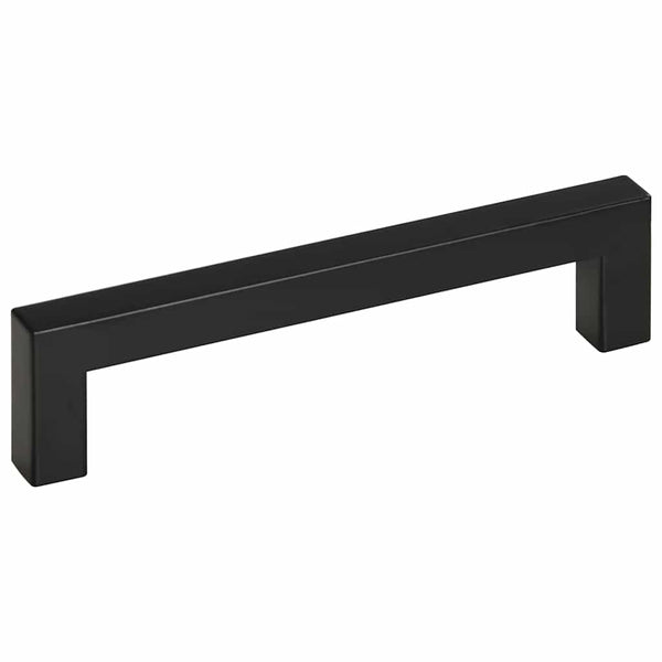 vidaXL Furniture Handles 10 pcs. Black 128 mm Stainless Steel