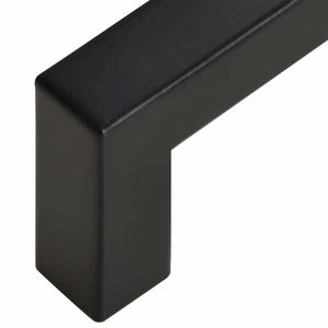 vidaXL Furniture Handles 10 pcs. Black 128 mm Stainless Steel