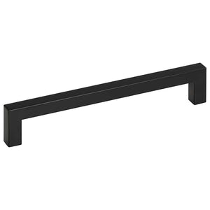 vidaXL Furniture Handles 5 pcs Black 192 mm Stainless Steel