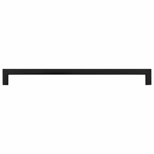 vidaXL Furniture Handles 5 pcs Black 320 mm Stainless Steel