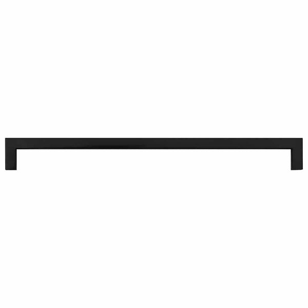 vidaXL Furniture Handles 5 pcs Black 320 mm Stainless Steel