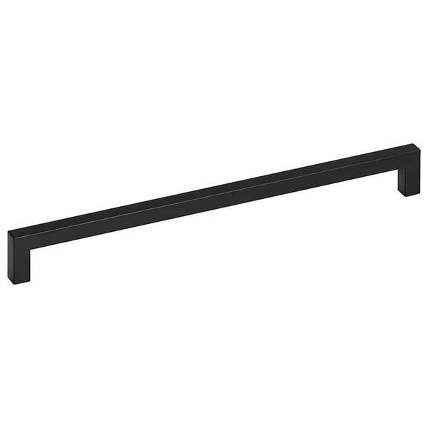 vidaXL Furniture Handles 5 pcs Black 320 mm Stainless Steel