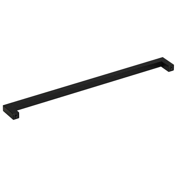 vidaXL Furniture Handles 5 pcs Black 320 mm Stainless Steel