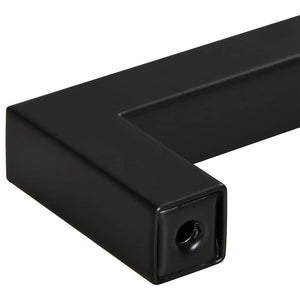 vidaXL Furniture Handles 5 pcs Black 320 mm Stainless Steel