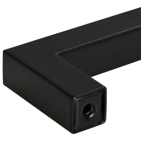 vidaXL Furniture Handles 5 pcs Black 320 mm Stainless Steel