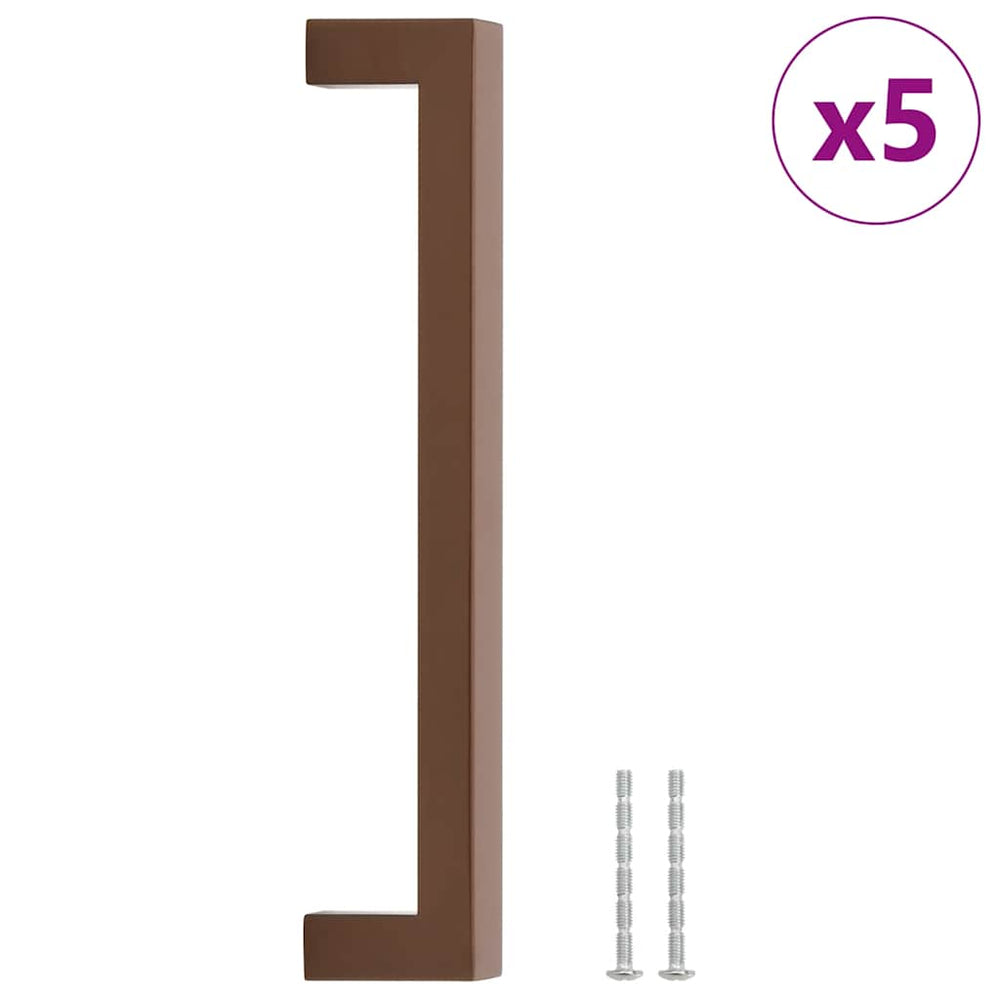 vidaXL Furniture Handles 5 pcs. Bronze 192 mm Stainless Steel