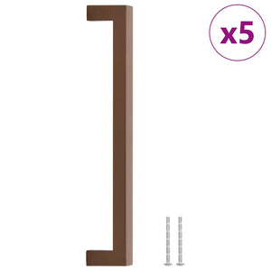 vidaXL Furniture Handles 5 pcs. Bronze 224 mm Stainless Steel