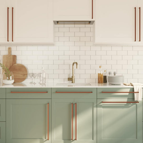 vidaXL Furniture Handles 5 pcs. Bronze 480 mm Stainless Steel