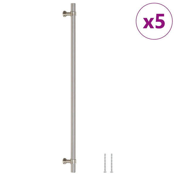 vidaXL Furniture Handles 5 pcs. Silver 320 mm Stainless Steel
