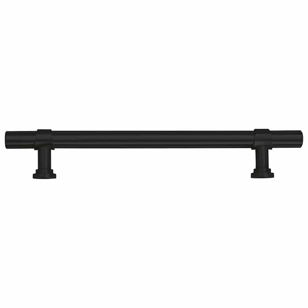 vidaXL Furniture Handles 10 pcs. Black 128 mm Stainless Steel