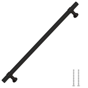 vidaXL Furniture Handles 5 pcs. Black 224 mm Stainless Steel