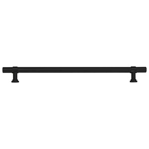 vidaXL Furniture Handles 5 pcs. Black 224 mm Stainless Steel