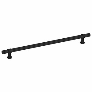 vidaXL Furniture Handles 5 pcs. Black 224 mm Stainless Steel