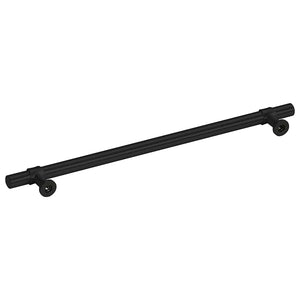 vidaXL Furniture Handles 5 pcs. Black 224 mm Stainless Steel