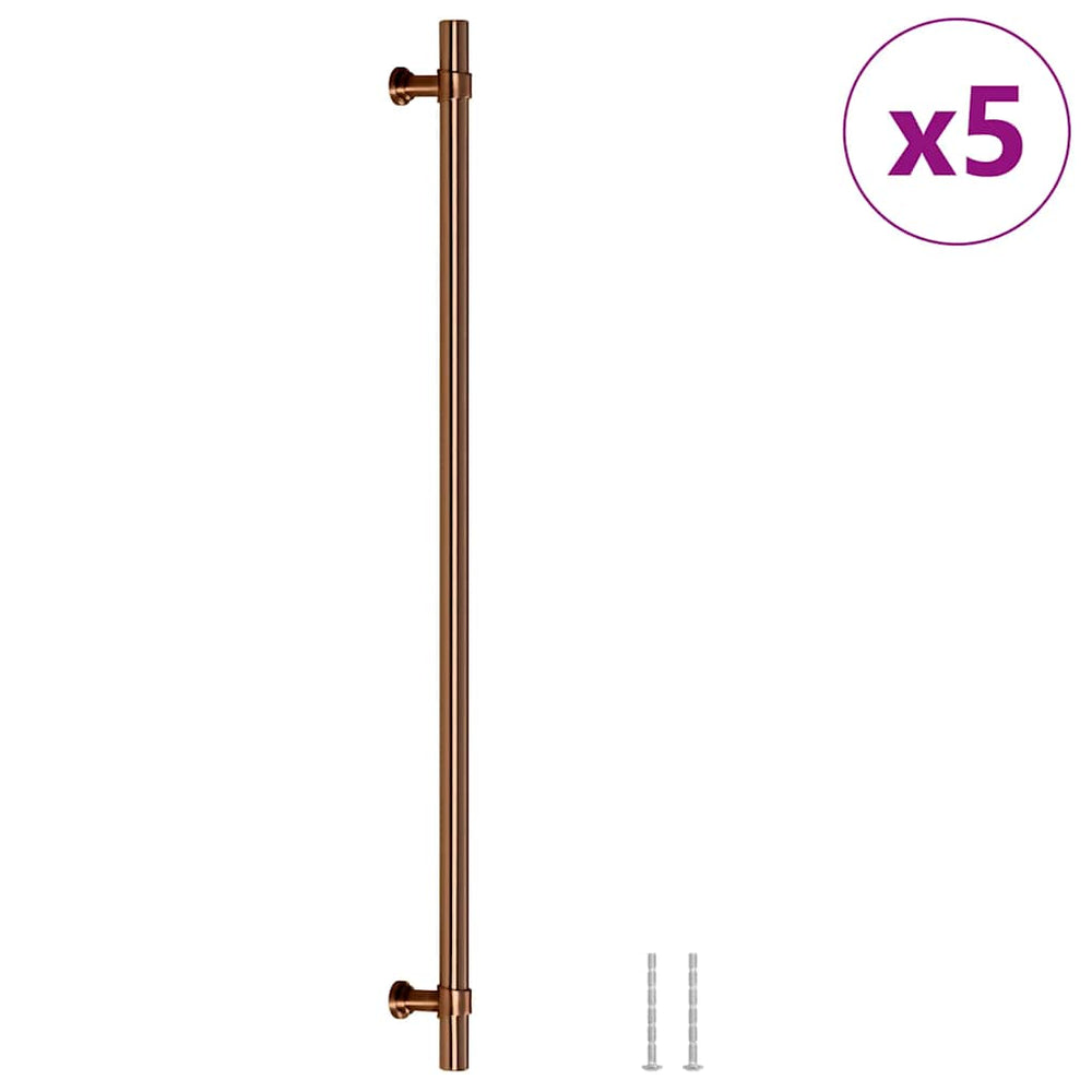 vidaXL Furniture Handles 5 pcs. Bronze 320 mm Stainless Steel