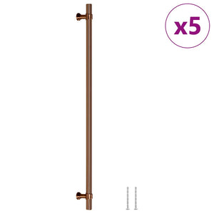 vidaXL Furniture Handles 5 pcs. Bronze 320 mm Stainless Steel