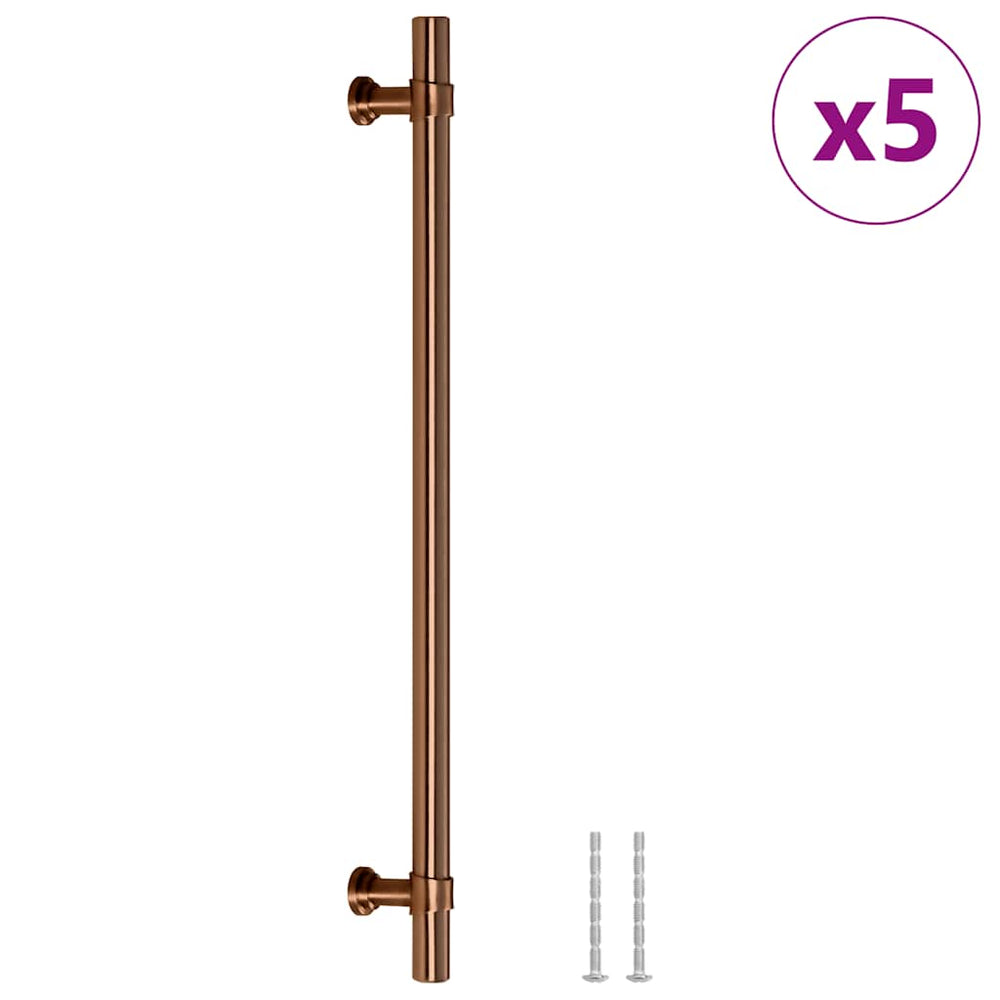 vidaXL Furniture Handles 5 pcs. Bronze 480 mm Stainless Steel