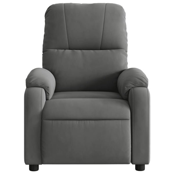 Dunkelgrauer Relaxsessel mit Mikrofaser
