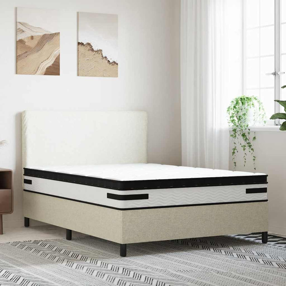 vidaXL Pocket Spring Mattress Medium Plus 140x190 cm