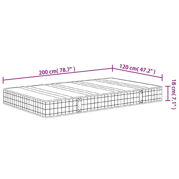 Bonnell-Federkernmatratze 120x200 cm
