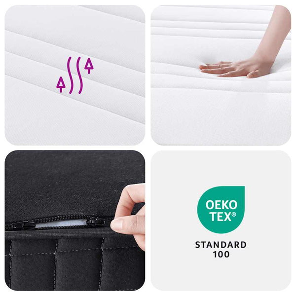vidaXL Bonnell Spring Mattress Medium 200x200 cm