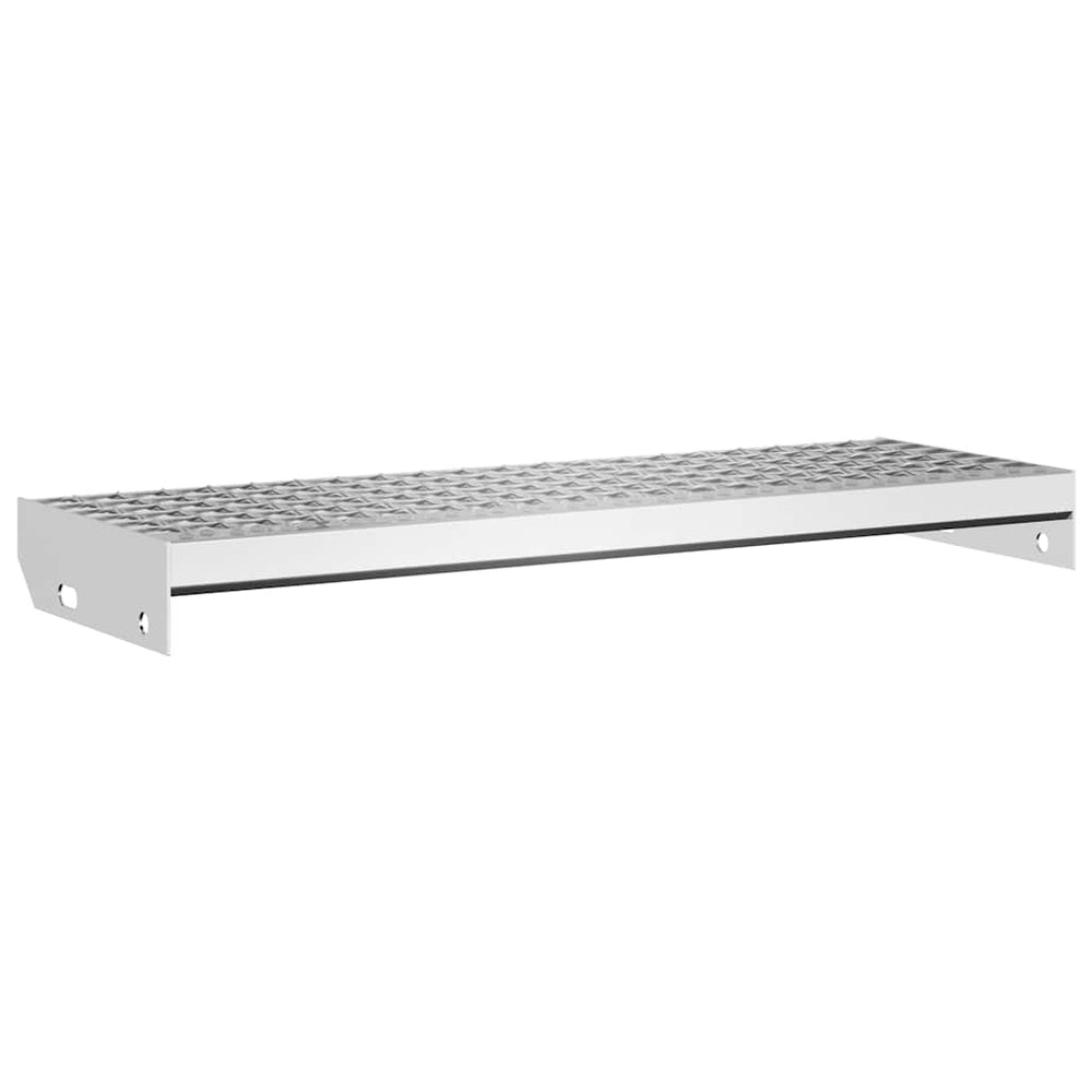 vidaXL Grid Stair Tread 70x24x7 cm Galvanized Steel