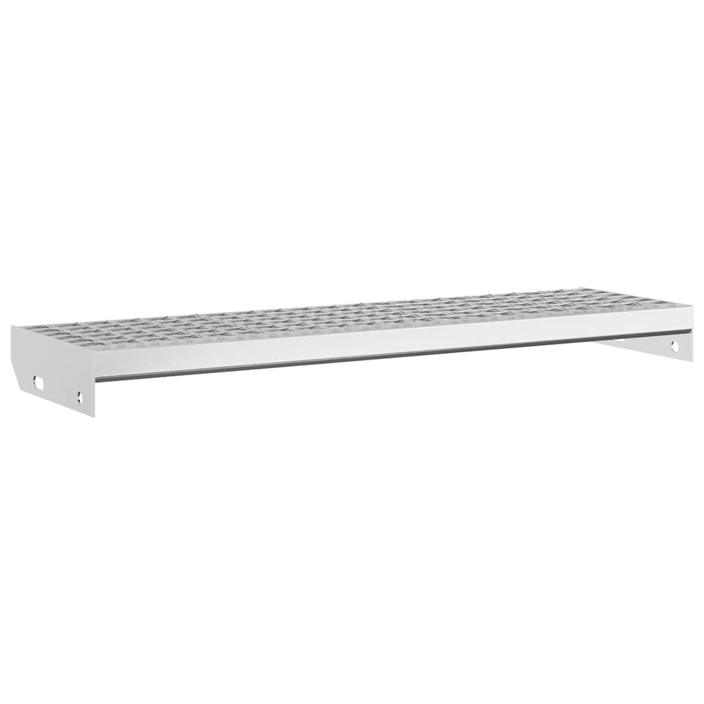 vidaXL Grating Step 80x24x7 cm Galvanized Steel