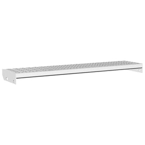 vidaXL Grating Step 100x24x7 cm Galvanized Steel