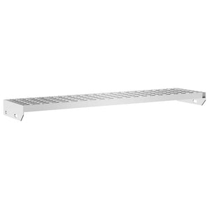 vidaXL Grating Step 100x24x7 cm Galvanized Steel
