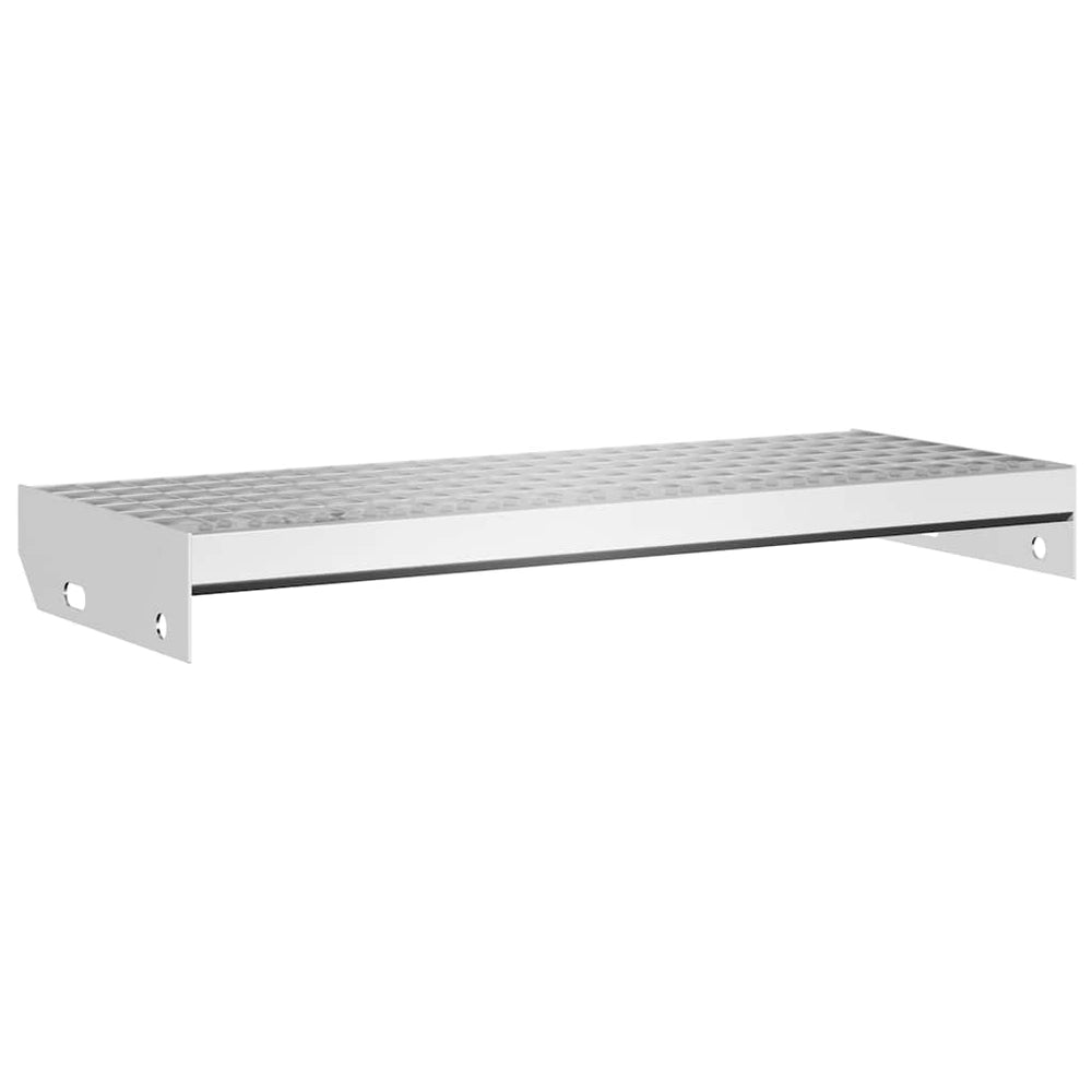 vidaXL Grating Step 60x24x7 cm Galvanized Steel