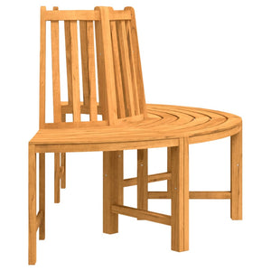 vidaXL Tree Benches 2 pcs. Half-Round Ø160 cm Solid Teak Wood