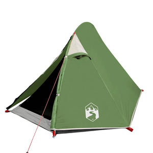 vidaXL Dome Camping Tent 2 Person Green Waterproof