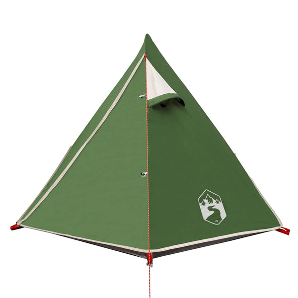 vidaXL Dome Camping Tent 2 Person Green Waterproof