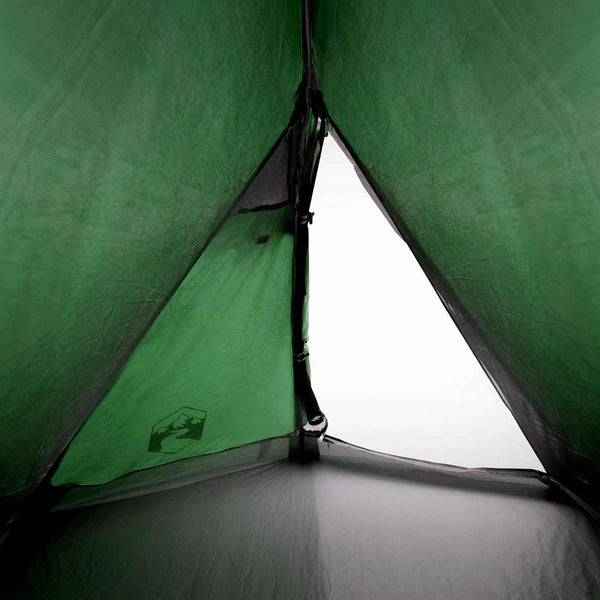 vidaXL Dome Camping Tent 2 Person Green Waterproof